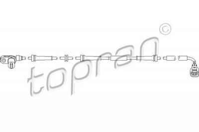 Topran 110 491 датчик, частота вращения колеса на FORD GALAXY (WGR)