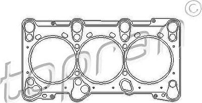 Topran 110 985 прокладка, головка цилиндра на VW PASSAT Variant (3B6)