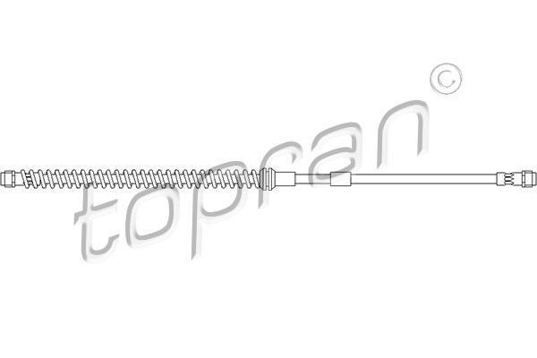 Topran 111 057 тормозной шланг на VW TOUAREG (7P5)