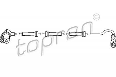 Topran 111 076 датчик, частота вращения колеса на VW TRANSPORTER IV автобус (70XB, 70XC, 7DB, 7DW, 7DK)