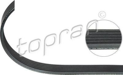 Topran 111 844 поликлиновой ремень на AUDI 80 (81, 85, B2)