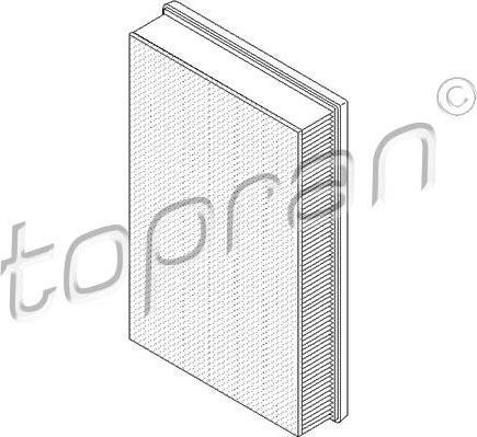 Topran 112 865 воздушный фильтр на AUDI A3 (8P1)