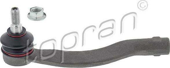 Topran 114 827 наконечник поперечной рулевой тяги на AUDI TT (8J3)