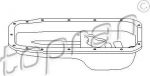 Topran 205 598 масляный поддон на OPEL KADETT E Combo (38_, 48_)