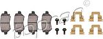Topran 206 839 комплект тормозных колодок, дисковый тормоз на OPEL ASTRA H (L48)