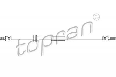 Topran 300 340 тормозной шланг на FORD ORION II (AFF)
