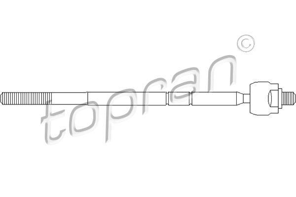 Topran 301 392 осевой шарнир, рулевая тяга на FORD KA (RB_)