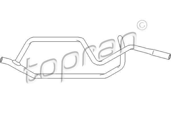 Topran 301 438 шланг, теплообменник - отопление на FORD KA (RB_)