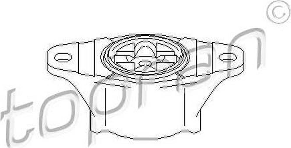 Topran 302 355 опора стойки амортизатора на FORD C-MAX (DM2)