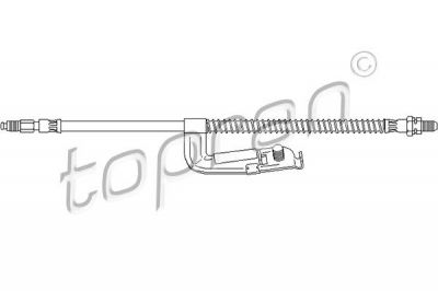Topran 302 442 тормозной шланг на VW LT 28-46 II фургон (2DA, 2DD, 2DH)