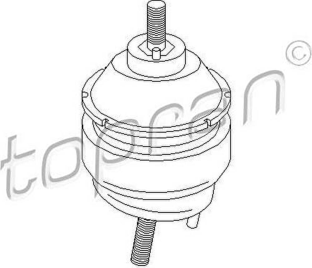 Topran 302 785 подвеска, двигатель на FORD TRANSIT c бортовой платформой/ходовая часть (E_ _)