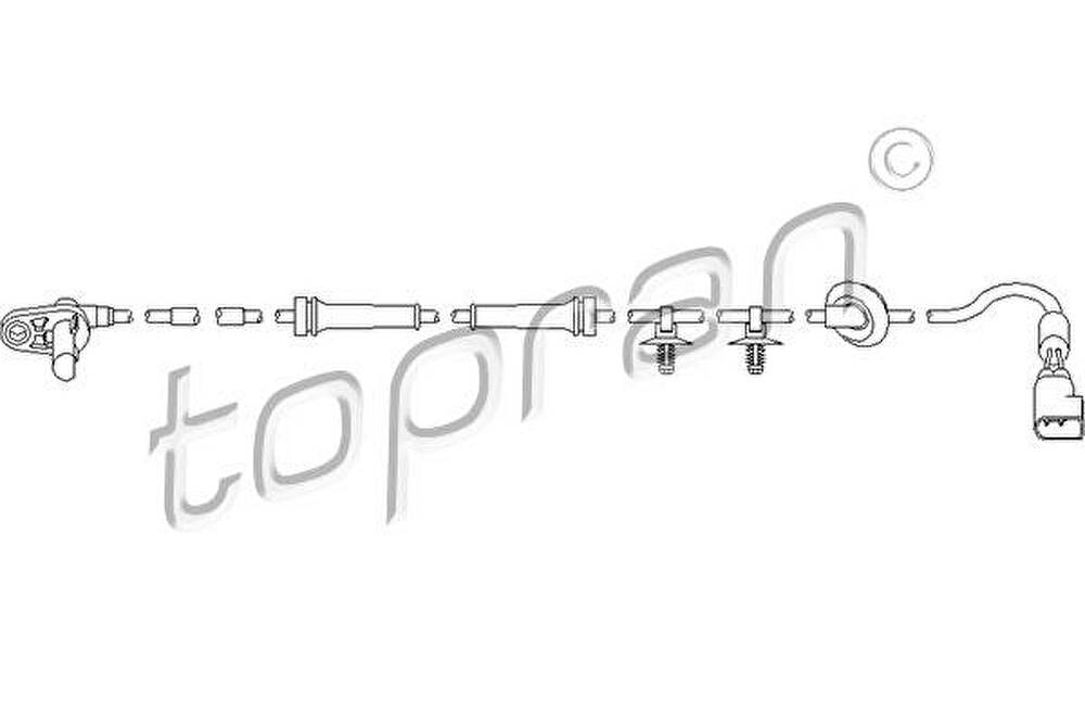 Topran 303 951 датчик, частота вращения колеса на FORD TRANSIT фургон