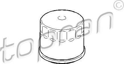 Topran 407 921 масляный фильтр на SMART FORTWO купе (451)