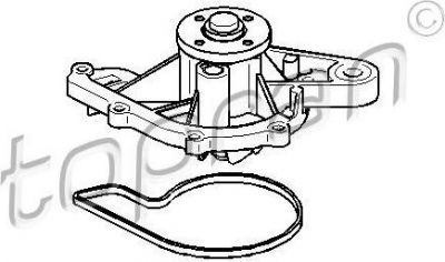 Topran 407 922 водяной насос на SEAT CORDOBA (6L2)