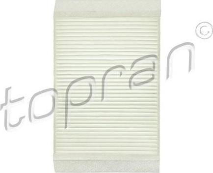 Topran 600 087 фильтр, воздух во внутренном пространстве на VOLVO S80 II (AS)