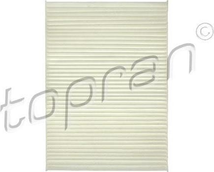 Topran 701 563 фильтр, воздух во внутренном пространстве на NISSAN QASHQAI (J11, J11_)
