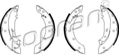 Topran 720 352 комплект тормозных колодок на PEUGEOT 206 SW (2E/K)