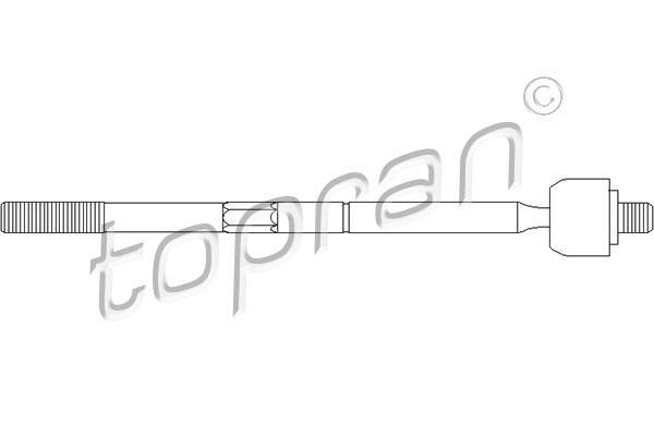 Topran 720 415 осевой шарнир, рулевая тяга на PEUGEOT BOXER фургон (230L)