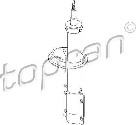Topran 720 837 амортизатор на PEUGEOT BOXER фургон (230L)