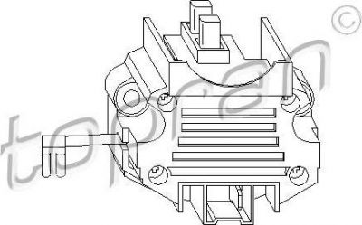 Topran 721 911 регулятор генератора на PEUGEOT 205 II (20A/C)