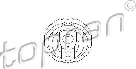 Topran 721 942 кронштейн, глушитель на AUDI 100 (4A, C4)