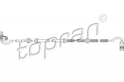 Topran 722 100 датчик, частота вращения колеса на PEUGEOT 407 (6D_)