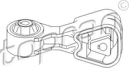 Topran 722 156 подвеска, двигатель на FIAT ULYSSE (179AX)