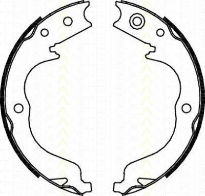 TRISCAN 8100 10029 комплект тормозных колодок, стояночная тормозная с на MITSUBISHI LANCER SPORTBACK (CX_A)