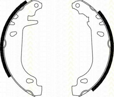 TRISCAN 8100 10545 комплект тормозных колодок на PEUGEOT 306 (7B, N3, N5)