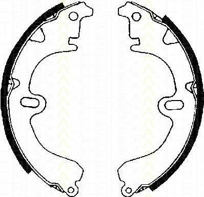 TRISCAN 8100 13423 комплект тормозных колодок на TOYOTA COROLLA Liftback (_E8_)