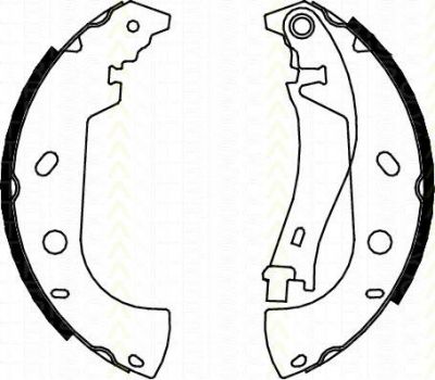 TRISCAN 8100 15626 комплект тормозных колодок на FIAT MAREA Weekend (185)