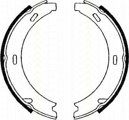 TRISCAN 8100 23552 комплект тормозных колодок, стояночная тормозная с на MERCEDES-BENZ S-CLASS (W140)
