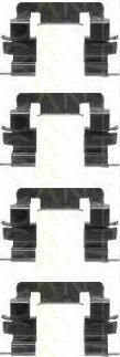 TRISCAN 8105 101624 комплектующие, колодки дискового тормоза на NISSAN PRIMERA Hatchback (P12)