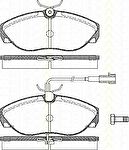 TRISCAN 8110 10020 комплект тормозных колодок, дисковый тормоз на PEUGEOT BOXER автобус (230P)