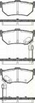 TRISCAN 8110 10998 комплект тормозных колодок, дисковый тормоз на SUZUKI SWIFT II седан (AH, AJ)