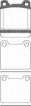 TRISCAN 8110 27007 комплект тормозных колодок, дисковый тормоз на VOLVO 240 Kombi (P245)