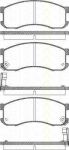 TRISCAN 8110 50165 комплект тормозных колодок, дисковый тормоз на MAZDA 626 III Station Wagon (GV)