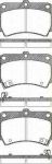 TRISCAN 8110 50965 комплект тормозных колодок, дисковый тормоз на MAZDA 323 C IV (BG)