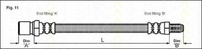 TRISCAN 8150 15110 тормозной шланг на FIAT DUCATO Panorama (280)