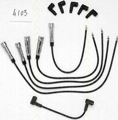 TRISCAN 8860 4103 комплект проводов зажигания на VW SANTANA (32B)