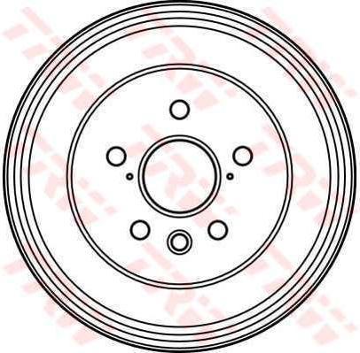 TRW DB4110 барабан торм. Toyota Camry 2.0i-2.0TD 86-91