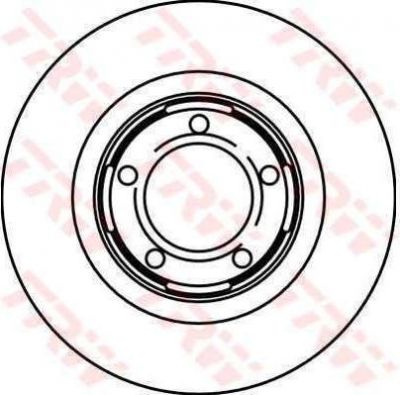 TRW DF1733 тормозной диск на ALFA ROMEO 90 (162)