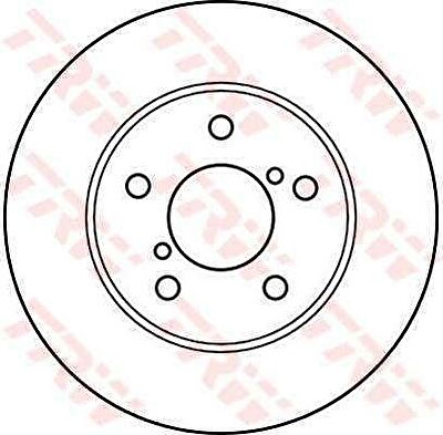 TRW DF4013 тормозной диск на SUBARU IMPREZA купе (GFC)