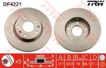 TRW DF4221 Диск тормозной LANDROVER FREELANDER 1.8-2.5 98-06 передний (SDB000080)