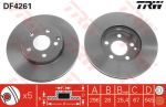 TRW DF4261 Диск тормозной передний MB W211 200-320 295x28mm (2114210712)
