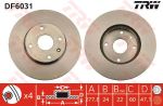 TRW DF6031 Диск тормозной CHEVROLET EPICA 2.0-2.5 05- передний вент.D=278мм (96329364)