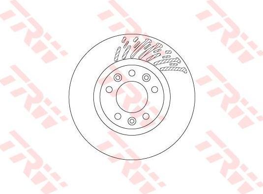 TRW DF6657 тормозной диск на CITROEN C4 Picasso II