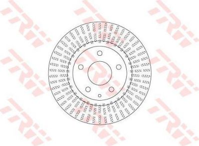 TRW DF6731 Диск тормозной передний MAZDA 3 2.0 2013- DF6731