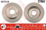 TRW DF7218 Диск тормозной CHEVROLET LACETTI 1.4/1.6/1.8 04> передний вентилируемый (96549782)