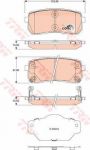 TRW GDB3449 Колодки задние HYUNDAI H-1/Grand Starex 07- (583023JA50)